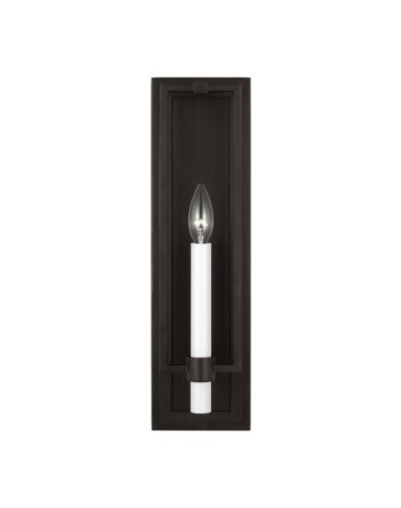 Marston 1-Light Wall Sconce in Aged Iron