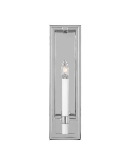 Marston 1-Light Wall Sconce in Polished Nickel