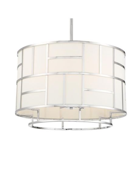 Libby Langdon for Danielson Chandelier in Polished Nickel
