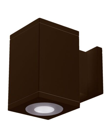 Cube Arch 2-Light LED Wall Sconce in Bronze