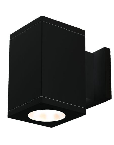Cube Arch 2-Light LED Wall Sconce in Black