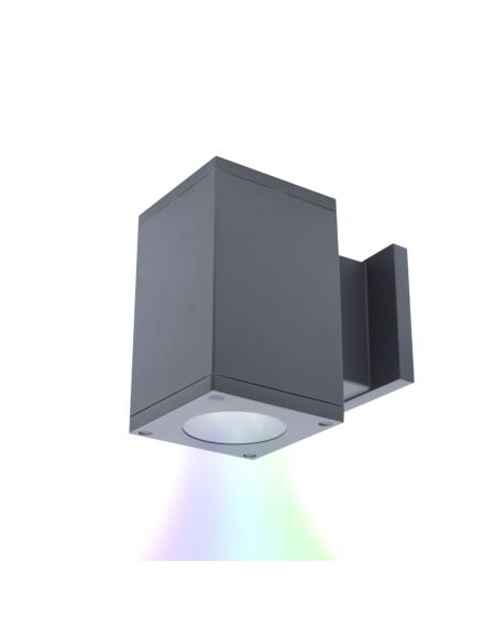 Cube Arch 1-Light LED Wall Light in Graphite