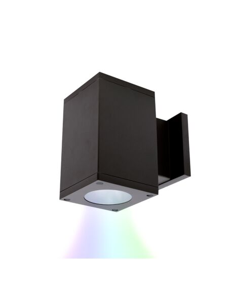 Cube Arch 1-Light LED Wall Light in Black