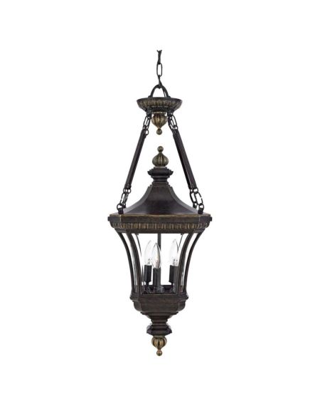 Devon 3-Light Outdoor Hanging Lantern in Imperial Bronze
