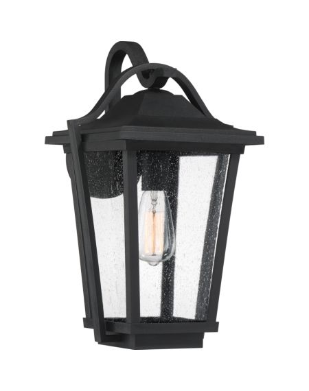 Quoizel Darius 11 Inch Outdoor Wall Light in Earth Black