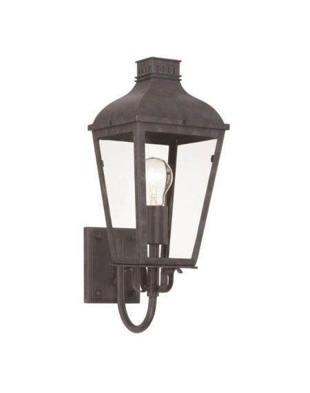 Crystorama Dumont 18 Inch Outdoor Wall Light in Graphite