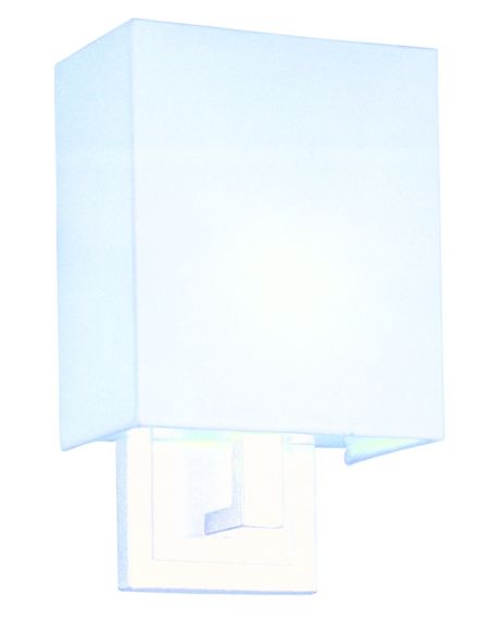 Edinburgh LED 2-Light White Glass Wall Sconce