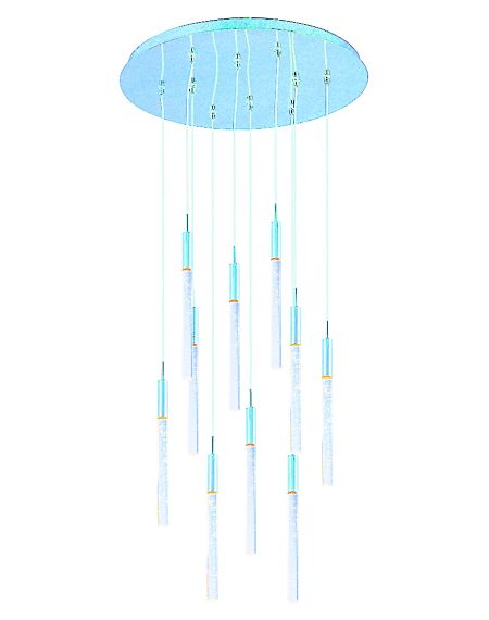 Scepter 10-Light Bubble Glass Pendant Light