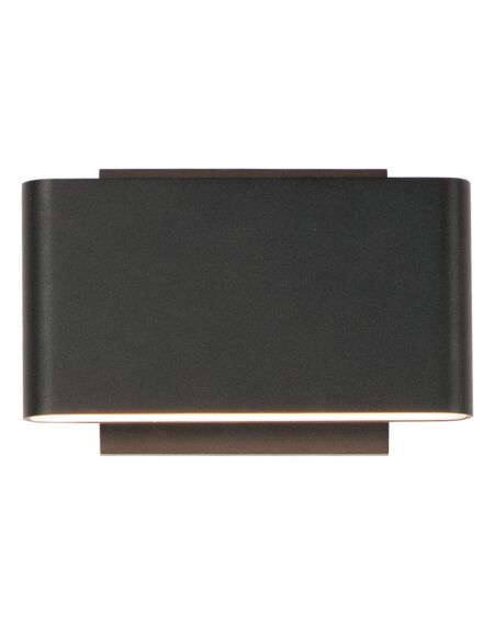 Alumilux Spartan 2-Light LED Outdoor Wall Sconce in Black