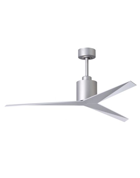 Eliza 6-Speed DC 56" Ceiling Fan in Brushed Nickel with Gloss White blades