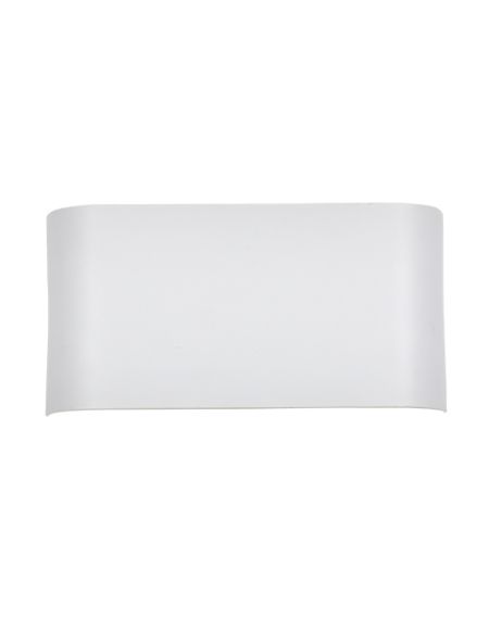  Plateau LED Outdoor Wall Light in White