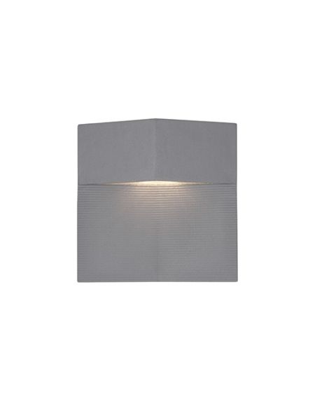  Element LED Outdoor Wall Light in Grey