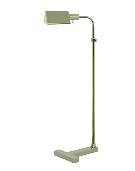 Fairfax 1-Light Floor Lamp in Polished Nickel