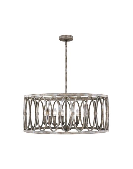 Visual Comfort Studio Patrice 8-Light Chandelier in Deep Abyss by Sean Lavin
