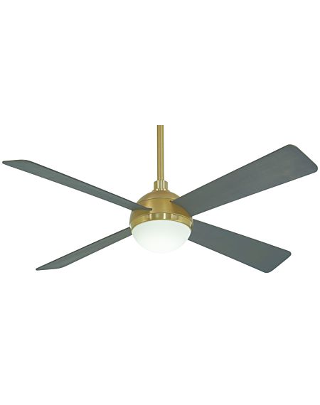  Orb 54" Indoor Ceiling Fan in Soft Brass