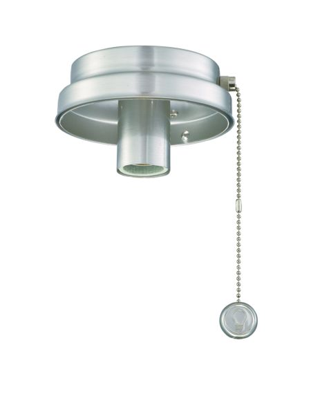  Fitters Ceiling Fan Light Kit in Brushed Nickel