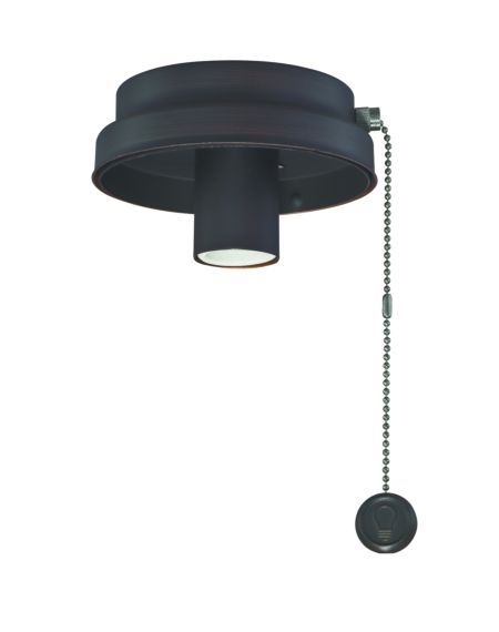  Fitters Ceiling Fan Light Kit in Dark Bronze