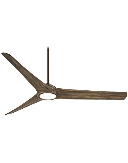 Timber 84-Inch LED Ceiling Fan With All Wood Blades