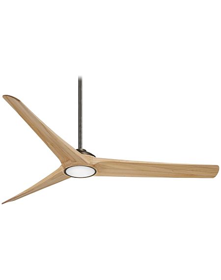 Timber 84-Inch LED Ceiling Fan With All Wood Blades