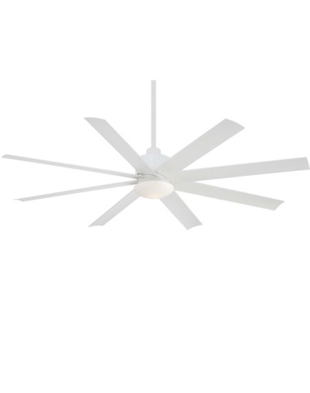  Contemporary 65" Indoor/Outdoor Ceiling Fan in Flat White