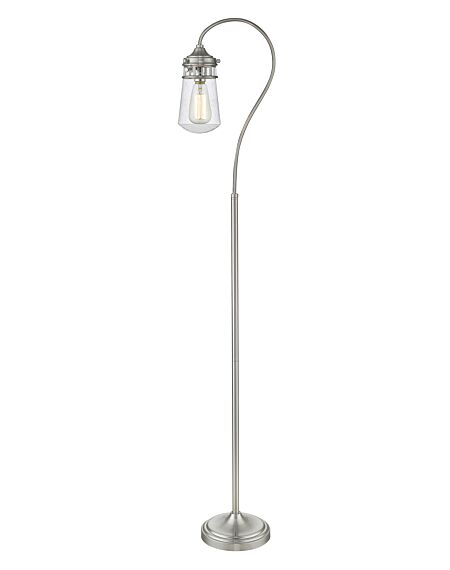 Z-Lite Celeste 1-Light Floor Lamp Light In Brushed Nickel