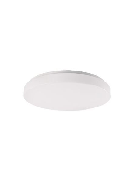 Blo 1-Light LED Flush Mount Ceiling Light in White