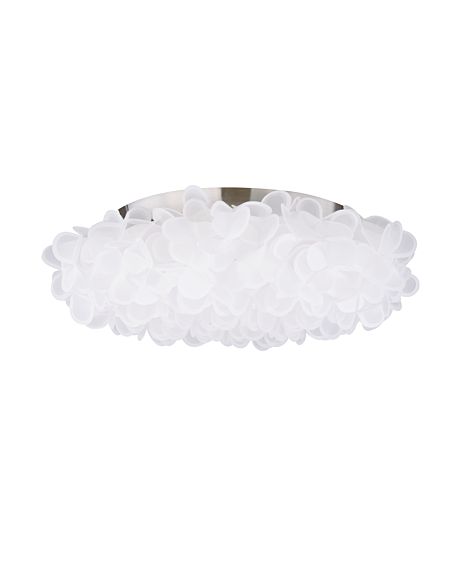  Fluffy 0 Ceiling Light in Brushed Nickel