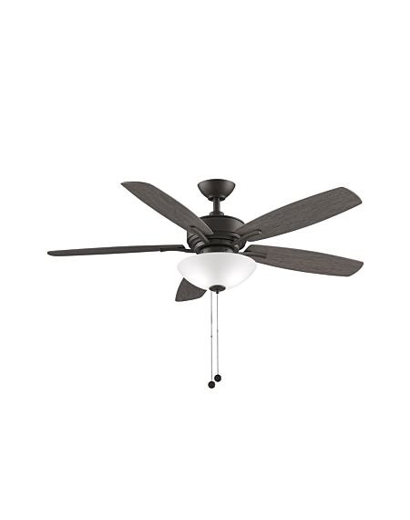  Aire Deluxe 52" LED Indoor Ceiling Fan in Matte Greige with White Frosted Glass