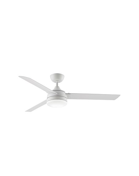  Xeno Wet 56" LED Indoor/Outdoor Ceiling Fan in Matte White with Opal Frosted Glass