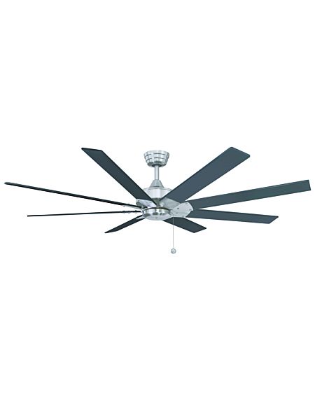  Levon AC 63" Indoor Ceiling Fan in Brushed Nickel