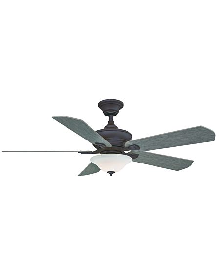  Camhaven v2 52" LED Indoor Ceiling Fan in Matte Greige with Frosted White Glass