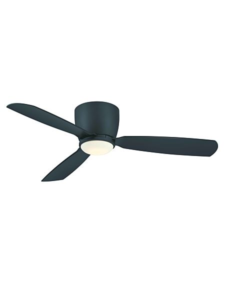  Embrace 52" LED Indoor Ceiling Fan in Black with Opal Frosted Glass