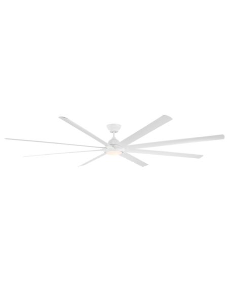 Hydra 1-Light 120" Ceiling Fan in Matte White