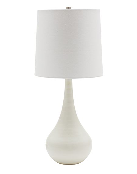  Scatchard Table Lamp in White Matte