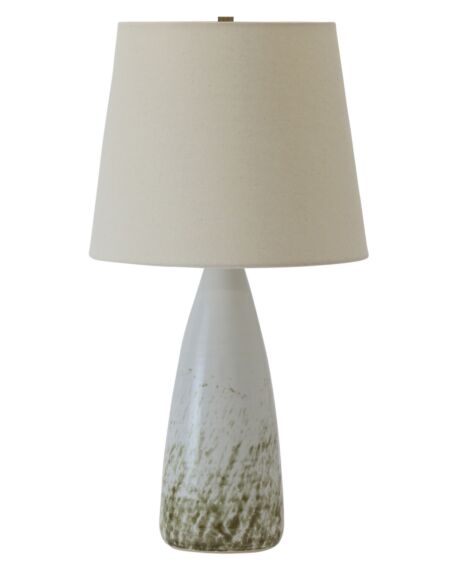 Scatchard 1-Light Table Lamp in Decorated White