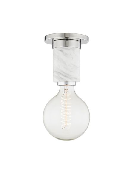 Mitzi Asime Ceiling Light in Polished Nickel
