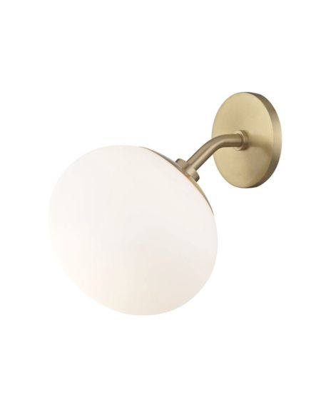 Mitzi Estee 10 Inch Wall Sconce in Aged Brass