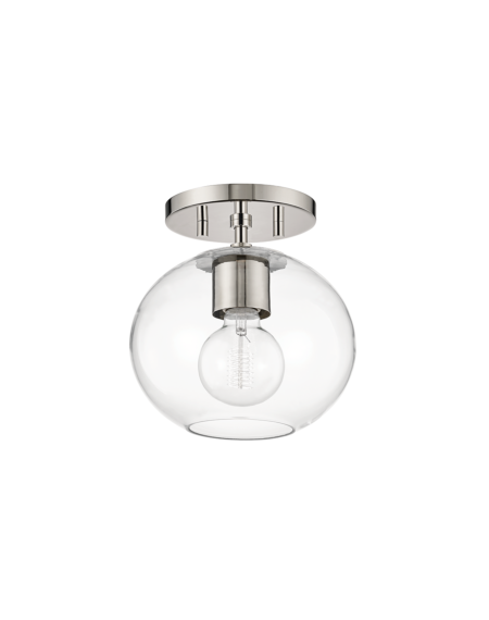 Margot Ceiling Light in Polished Nickel