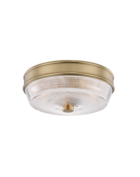 Lacey Ceiling Light in Aged Brass