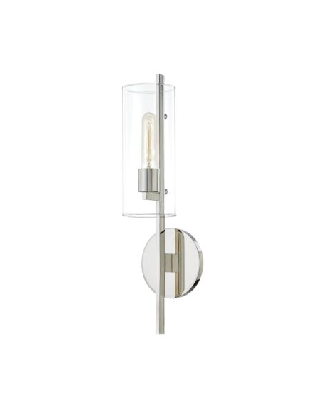  Ariel Wall Sconce in Polished Nickel