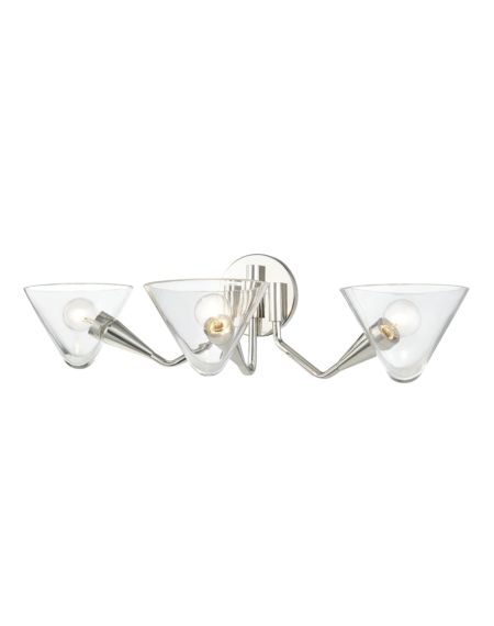  Isabella Wall Sconce in Polished Nickel