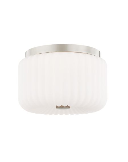  Lydia Ceiling Light in Polished Nickel