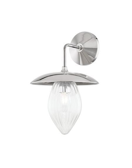  Lilly Wall Sconce in Polished Nickel