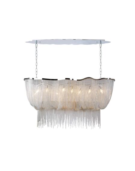 Mullholand Dr. 6-Light Chandelier in Polish Chrome Jewelry Chain