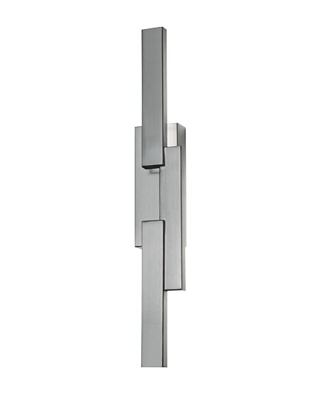 Ion LED Wall Sconce in Satin Nickel