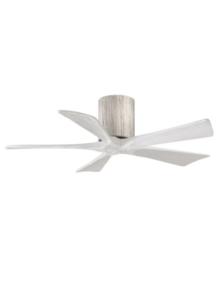 Irene 6-Speed DC 42" Ceiling Fan in Barnwood tone with Matte White blades