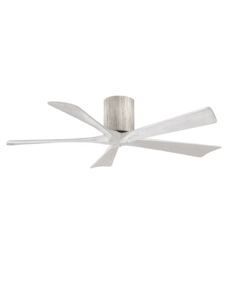 Irene 6-Speed DC 52" Ceiling Fan in Barnwood tone with Matte White blades