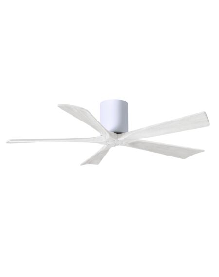 Irene 6-Speed DC 52" Ceiling Fan in White with Matte White blades