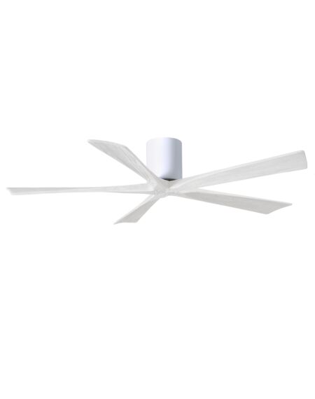 Irene 6-Speed DC 60" Ceiling Fan in White with Matte White blades