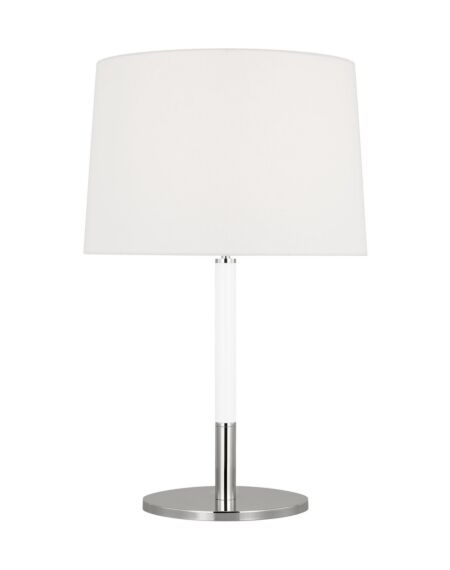Monroe 1-Light Table Lamp in Polished Nickel